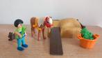 Playmobil paardje, jongetje mand voer, mesthoop, Ophalen of Verzenden, Zo goed als nieuw