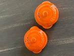 Le Creuset Peper & Zout Stel Oranje, Huis en Inrichting, Keuken | Servies, Verzenden, Nieuw, Overige materialen