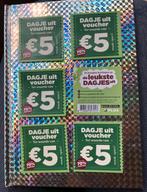 DAGJE UIT VOUCHER 🔰 t.w. € 5,00, Tickets en Kaartjes, Kortingen en Cadeaubonnen