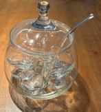 Glazen bowl set, Ophalen