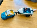 Auto met boot en trailer - Playmobil, Kinderen en Baby's, Speelgoed | Playmobil, Ophalen of Verzenden, Zo goed als nieuw
