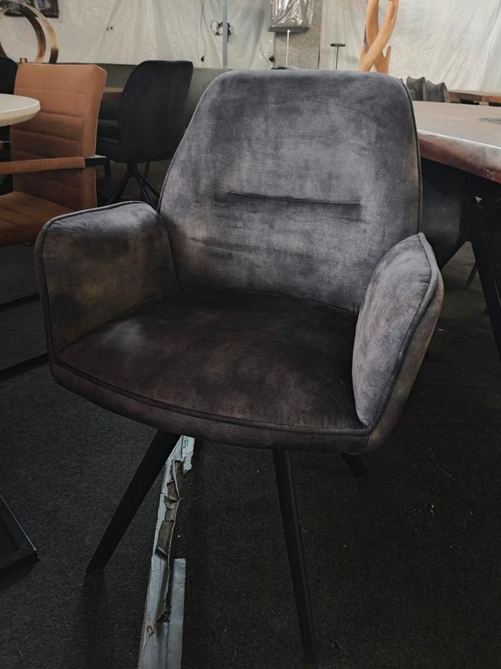 Antraciet Grijze Stoelen (outlet), Huis en Inrichting, Stoelen, Nieuw, Vijf, Zes of meer stoelen, Grijs, Ophalen