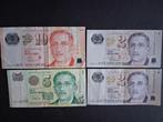 4 biljetten van Singapore vf zie foto, Ophalen of Verzenden, Zuidoost-Azië, Setje