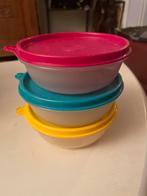 Tupperware schaaltjes - 3 stuks - 13 cm, Ophalen of Verzenden, Zo goed als nieuw, Schaal