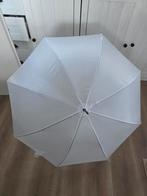 5 Witte Paraplu's voor Bruiloft, Ophalen of Verzenden, Nieuw, Wit