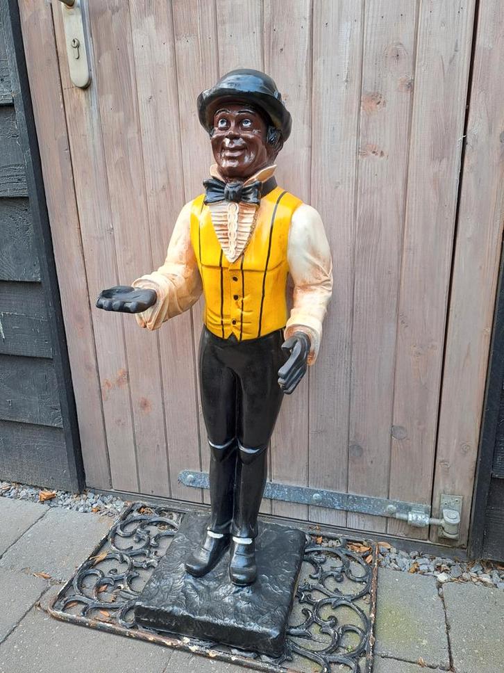 Decoratief Butler Beeld, Tuin en Terras, Tuinbeelden, Gebruikt, Mensenbeeld, Kunststof, Ophalen