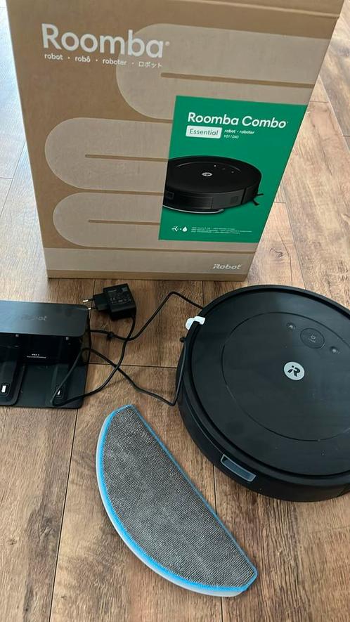 iRobot Roomba Combo - zo goed als nieuw!, Witgoed en Apparatuur, Stofzuigers, Zo goed als nieuw, Robotstofzuiger, Minder dan 1200 watt