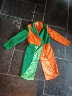 Slipjas groen oranje carnaval, Kleding | Dames, Carnavalskleding en Feestkleding, Carnaval, Zo goed als nieuw, Kleding, Ophalen
