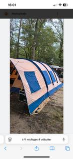 Vrijbuiter 4 persoons michigan tent, zo goed als nieuw, Caravans en Kamperen, Tenten, Ophalen, Zo goed als nieuw