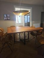 Handgemaakte eettafel, Huis en Inrichting, Tafels | Eettafels, Ophalen, 150 tot 200 cm, Vierkant, Zo goed als nieuw