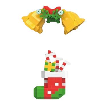 Mini Lego kerst sok en kerstbellen klein formaat beschikbaar voor biedingen