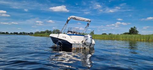 Mooie Prins 460 Open Consoleboot 40 Pk Honda motor., Watersport en Boten, Vis- en Consoleboten, 3 tot 6 meter, Benzine, Buitenboordmotor