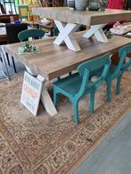 Eettafel - 184x102cm, Huis en Inrichting, Tafels | Eettafels, Ophalen, Gebruikt, 100 tot 150 cm, Landelijk