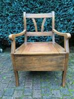antiek houten po-stoel, Ophalen