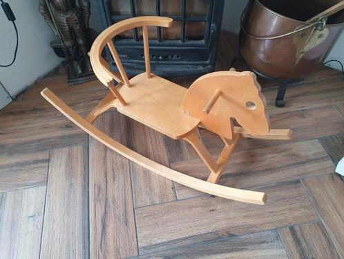 Houten Schommelpaard Vintage, Kinderen en Baby's, Speelgoed | Overig, Gebruikt, Jongen of Meisje, Ophalen of Verzenden