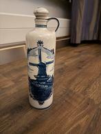 Delfts Blauwe Jeneverfles Molen & Bloem, Antiek en Kunst, Antiek | Keramiek en Aardewerk, Ophalen of Verzenden