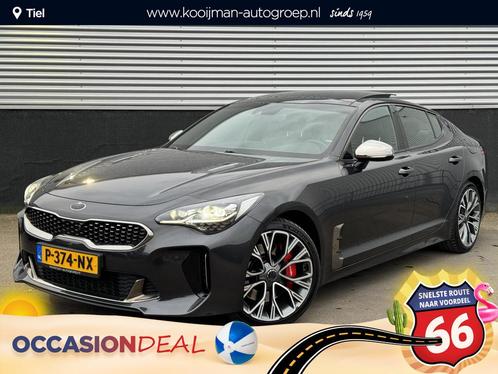 Kia Stinger 3.3 V6 T-GDI AWD GT 370 PK, Schuif/kanteldak, Le, Auto's, Kia, Bedrijf, Te koop, Stinger, 360° camera, 4x4, ABS, Adaptive Cruise Control