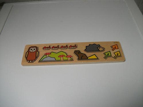Puzzel Uil 6 delig (Cubey), Kinderen en Baby's, Speelgoed | Houten speelgoed, Gebruikt, Overige typen, Ophalen of Verzenden