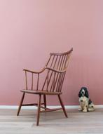 Houten vintage spijlenstoel - Lena Larsson - Nesto. Retro, Huis en Inrichting, O, Bruin, Eén, Ophalen
