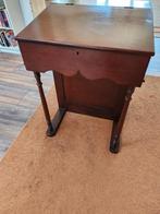 Davenport bureautje / kastje antiek en van massief mahonie, Ophalen of Verzenden