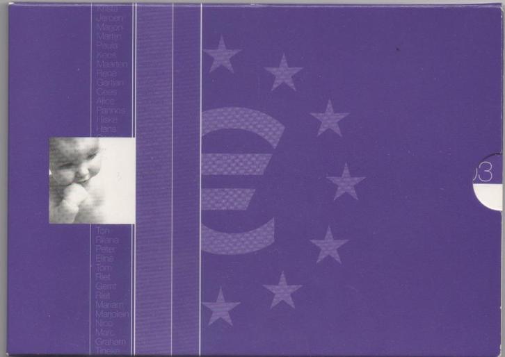 Baby jaarsetje 2003, Postzegels en Munten, Munten | Europa | Euromunten, Setje, Overige waardes, Overige landen, Ophalen of Verzenden