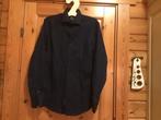 Blouse blauw calvin klein 37/14,5 zeer net overhemd, Blauw, Halswijdte 38 (S) of kleiner, Ophalen of Verzenden, Zo goed als nieuw