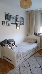 1 persoonsbed, Huis en Inrichting, Slaapkamer | Bedden, 90 cm, Eenpersoons, Wit, Zo goed als nieuw
