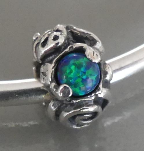 Trollbeads TROL MET EDELSTENEN (amethist, opaal, granaat), Sieraden, Tassen en Uiterlijk, Bedels, Zo goed als nieuw, Trollbeads