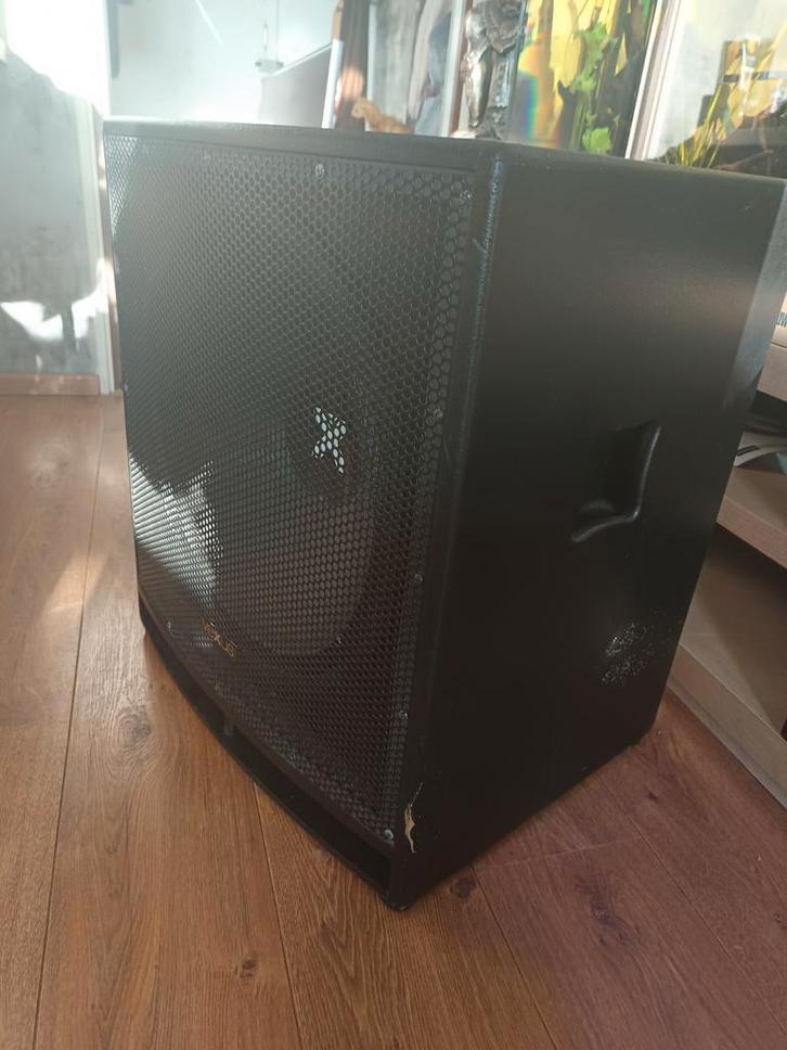 Vexus 18" actieve sub, Audio, Tv en Foto, Professionele Audio-, Tv- en Video-apparatuur, Zo goed als nieuw, Audio, Ophalen