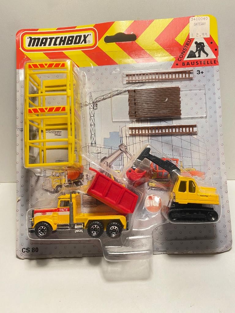 Matchbox Construction Set CS 80, Ophalen of Verzenden, Zo goed als nieuw, Bus of Vrachtwagen