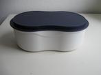 tupperware ovaal bakje 15,5 x 9 x 6,5 cm blauw deksel, Huis en Inrichting, Keuken | Tupperware, Ophalen of Verzenden, Overige typen