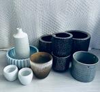 Verschillende Bloempotten Als nieuw, Rond, Zo goed als nieuw, Aardewerk, Tuin