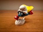 Superman Smurf met witte komeet, Verzamelen, Smurfen, Ophalen of Verzenden, Gebruikt, Overige Smurfen, Poppetje, Figuurtje of Knuffel
