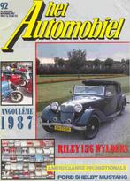 Het Automobiel 92 1987 Riley 15/6 Wylders, Shelby Mustang, Ophalen of Verzenden, Ford