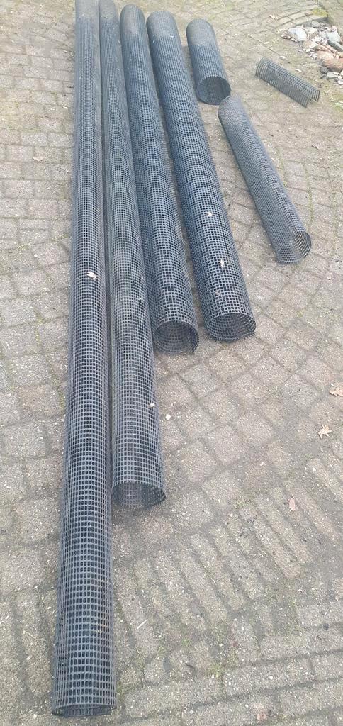 Gootdrains / bladvangers, Tuin en Terras, Gaas en Draad, Gebruikt, Gaas, 20 meter of meer, Ophalen