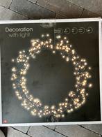 Kerstkrans 38 cm/ 300led/ warm licht (9), Ophalen, Zo goed als nieuw