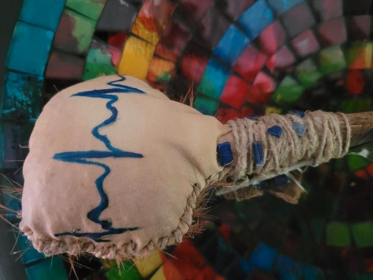 Ratel  'HARTSTOCHT' (krachtvoorwerp als een sjamanendrum), Muziek en Instrumenten, Percussie, Nieuw, Ophalen of Verzenden