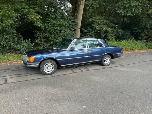 Mercedes-Benz S-Klasse 2.7 280 SE 1973 Blauw, Auto's, Mercedes-Benz, Particulier, S-Klasse, LPG, Sedan, Automaat, Origineel Nederlands