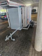 Afsluitbare aanhanger met rolsteiger, Doe-het-zelf en Verbouw, Steigers, Ophalen, Zo goed als nieuw, Overige typen, 5 meter of hoger