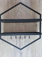 Metalen Wandrek met Haken, Ophalen of Verzenden, Nieuw