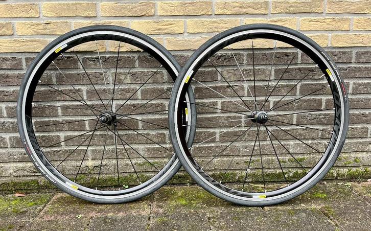 Mavic Cosmic elite wielset, Fietsen en Brommers, Fietsonderdelen, Gebruikt, Racefiets, Wiel, Ophalen