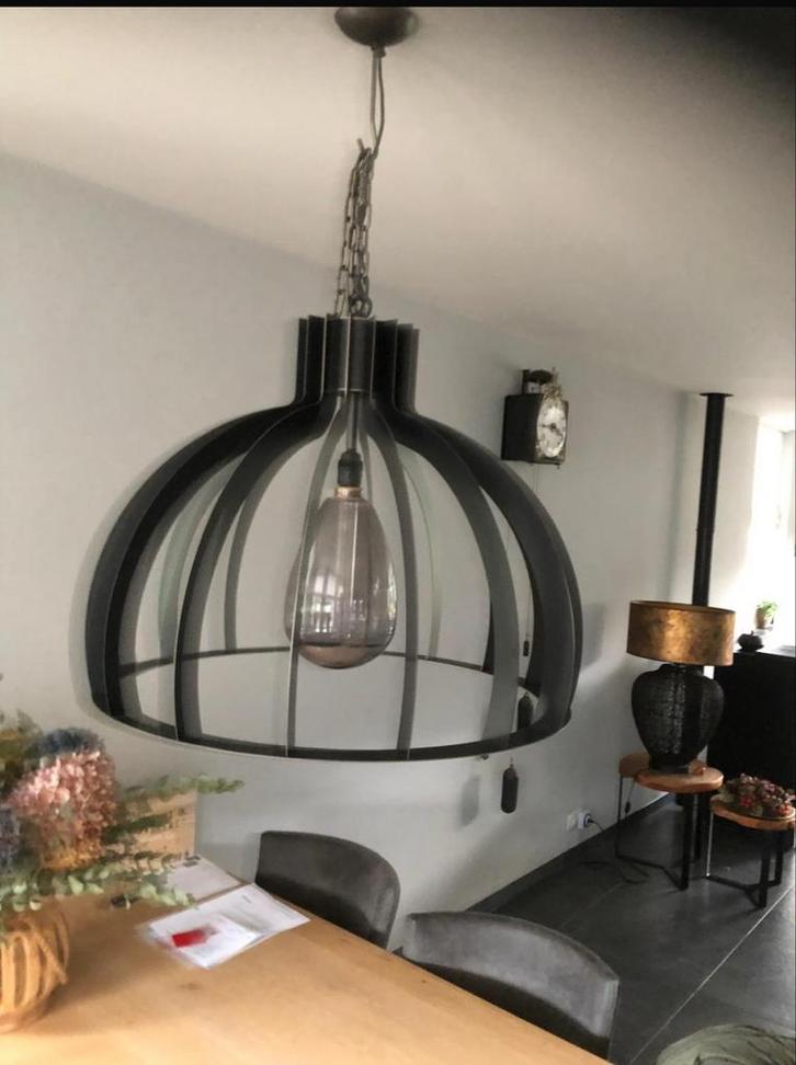 Hanglamp - 70 cm diameter, Huis en Inrichting, Lampen | Hanglampen, Zo goed als nieuw, 50 tot 75 cm, Metaal, Ophalen