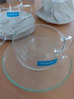 glas Randwijck kop schotel set, Huis en Inrichting, Keuken | Servies, Ophalen of Verzenden, Overige stijlen, Kop(pen) en/of Schotel(s)