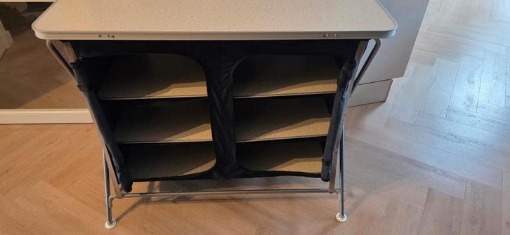 Hypercamp Campingkast - Opvouwbaar & Lichtgewicht, Caravans en Kamperen, Kampeermeubelen, Zo goed als nieuw, Campingkast, Ophalen of Verzenden