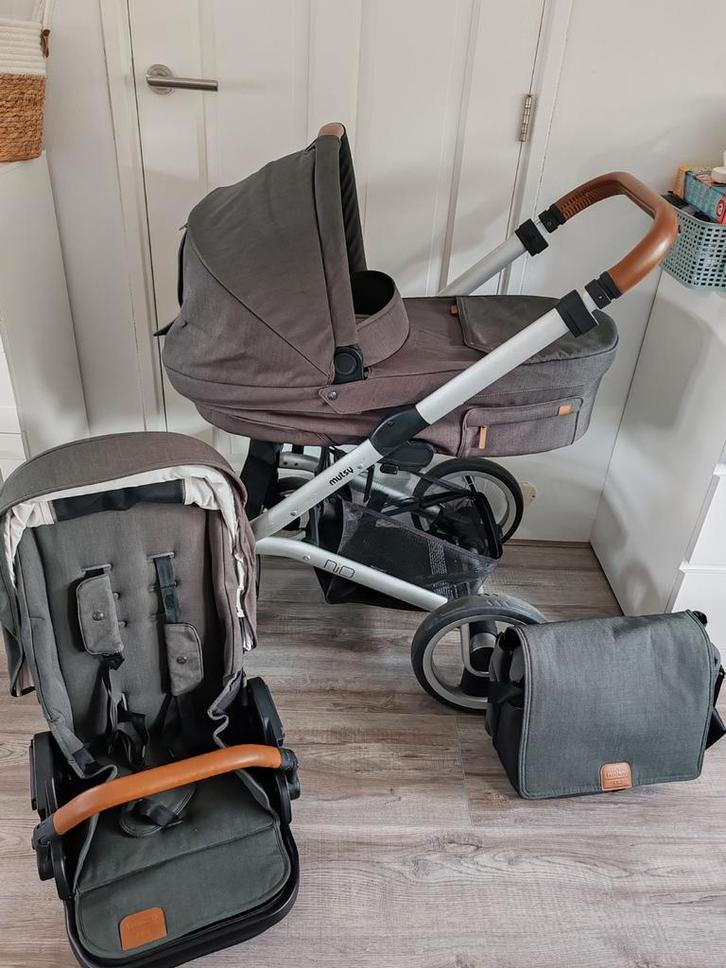 Mutsy Rio Kinderwagen/Buggy Set - Compleet!, Kinderen en Baby's, Kinderwagens en Combinaties, Gebruikt, Combiwagen, Mutsy, Met reiswieg