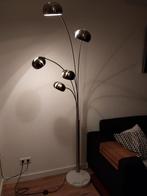 Stijlvolle staande lamp met 5 bollen en marmeren voet, Huis en Inrichting, Ophalen, 150 tot 200 cm