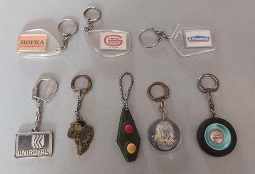 8x Vintage Banden Sleutelhanger, Engelbert, Kleber, Goodrich, Verzamelen, Merken en Reclamevoorwerpen, Gebruikt, Gebruiksvoorwerp