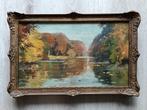 Waterpartij in herfstlandschap -1930, Ophalen of Verzenden