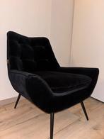 Dutchbone Fauteuil Glodis Nero - Nieuwstaat, Ophalen, Zo goed als nieuw, Stof, 75 tot 100 cm