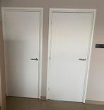 Witte binnendeuren- Strak design, Doe-het-zelf en Verbouw, Deuren en Horren, Ophalen, Gebruikt, 80 tot 100 cm, Binnendeur